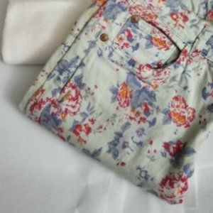 Arizona Girl Floral flowers Skinny Jean Size 14